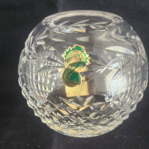 Waterford Glandore cut crystal round vase - Picture 1 of 3